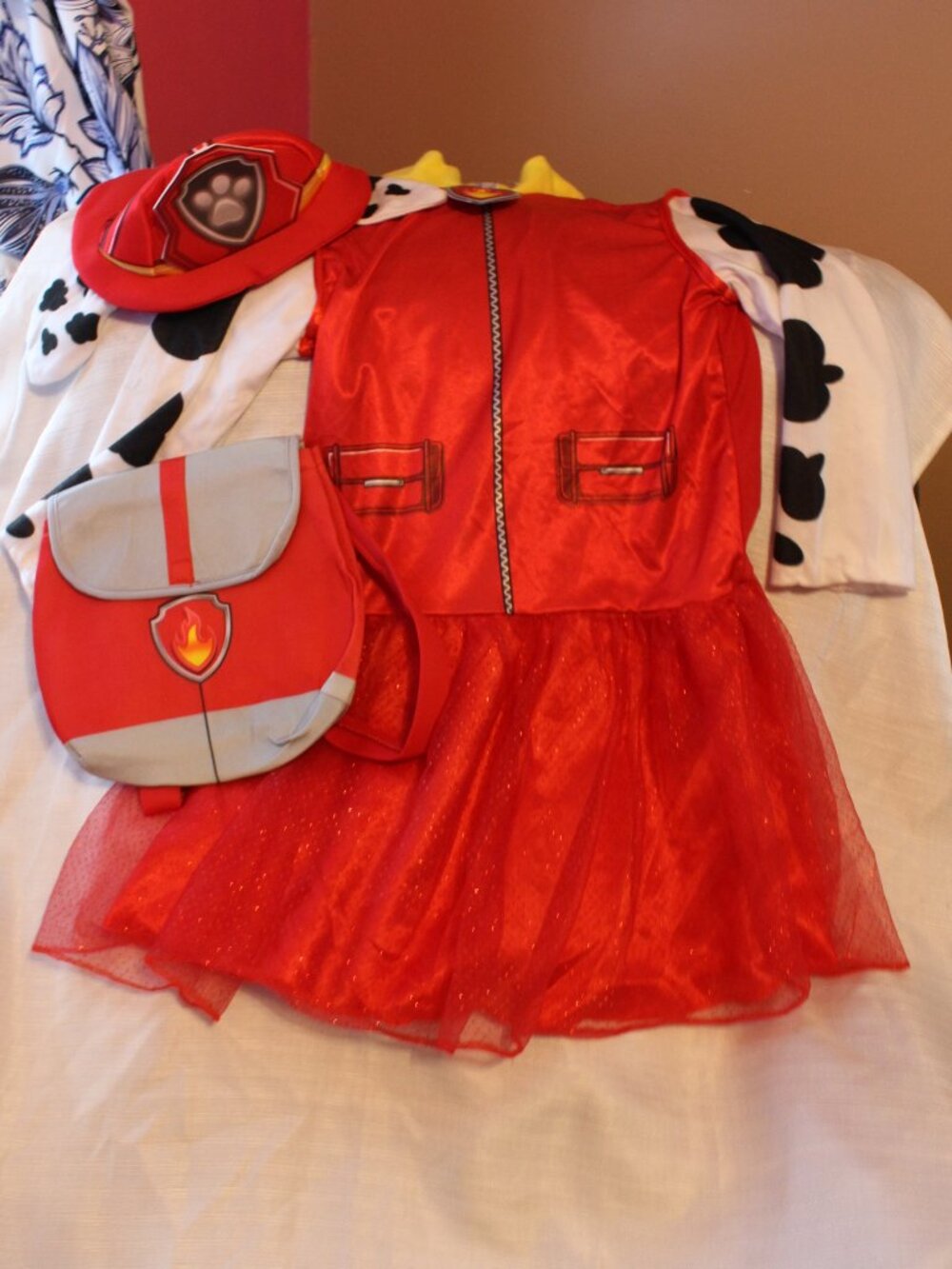Paw Patrol Size 8-10 Medium  Marshall Costume Girls